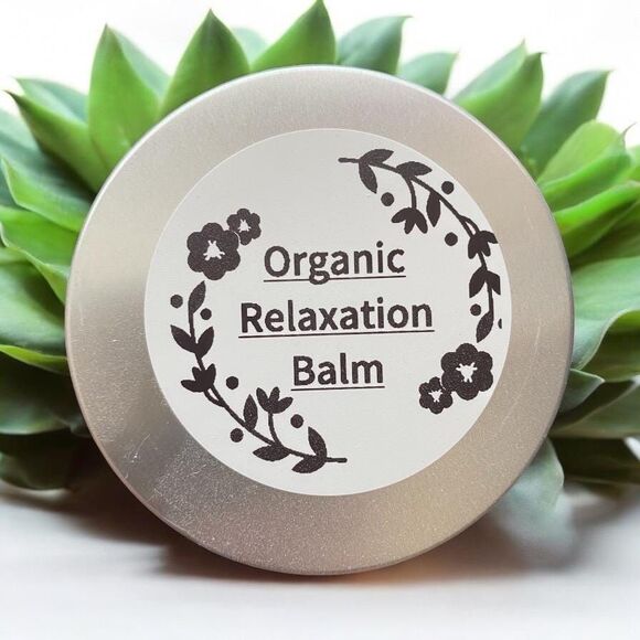Organic Relaxation Balm with Lavender, Valerian, Lemon Balm, Chamomile, Basil - Picture 7 of 10